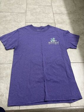 Girlie girl originals Purple Short-Sleeve Tee with turtle design